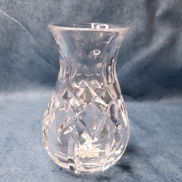 Waterford Crystal 1997 WS Enrolment Vase Ireland Elegant Contemporary - Picture 5 of 10